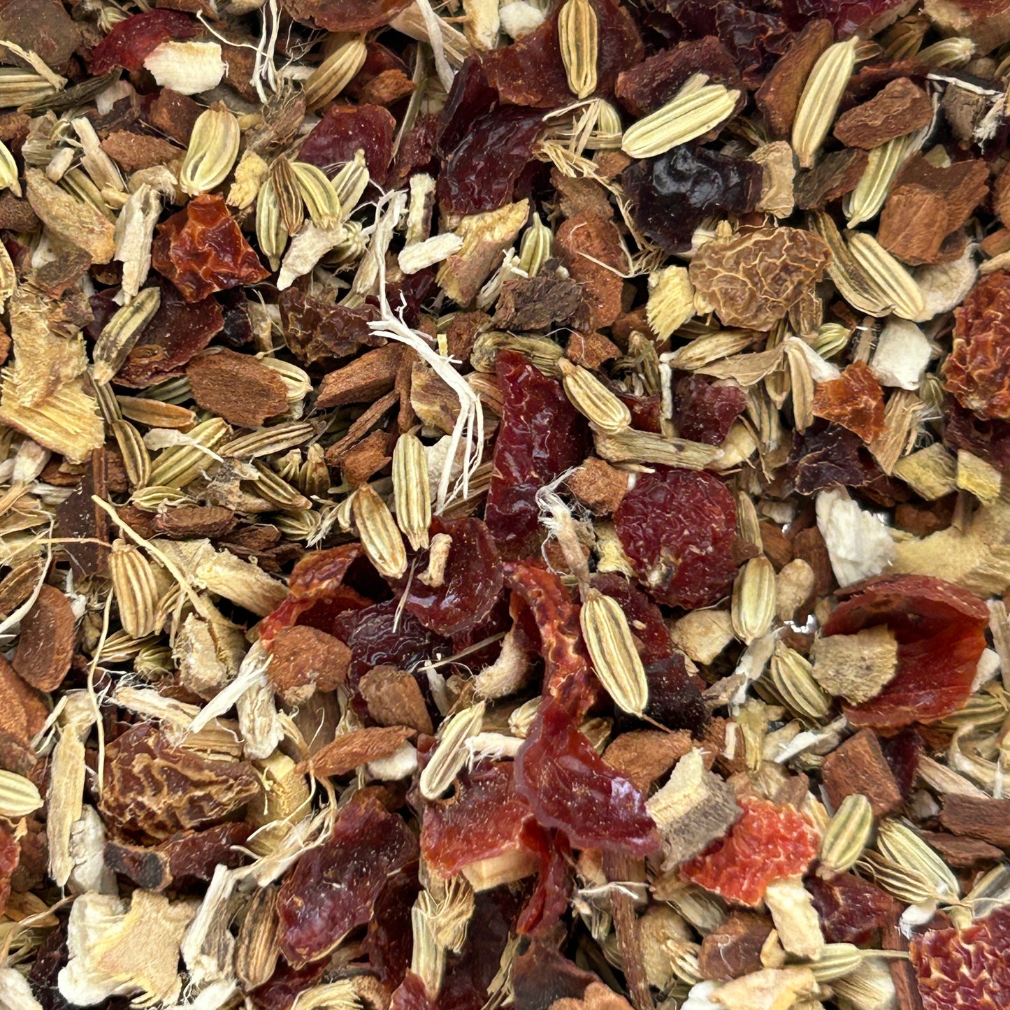 Cold Companion is a soothing herbal tea with warming spices and roots