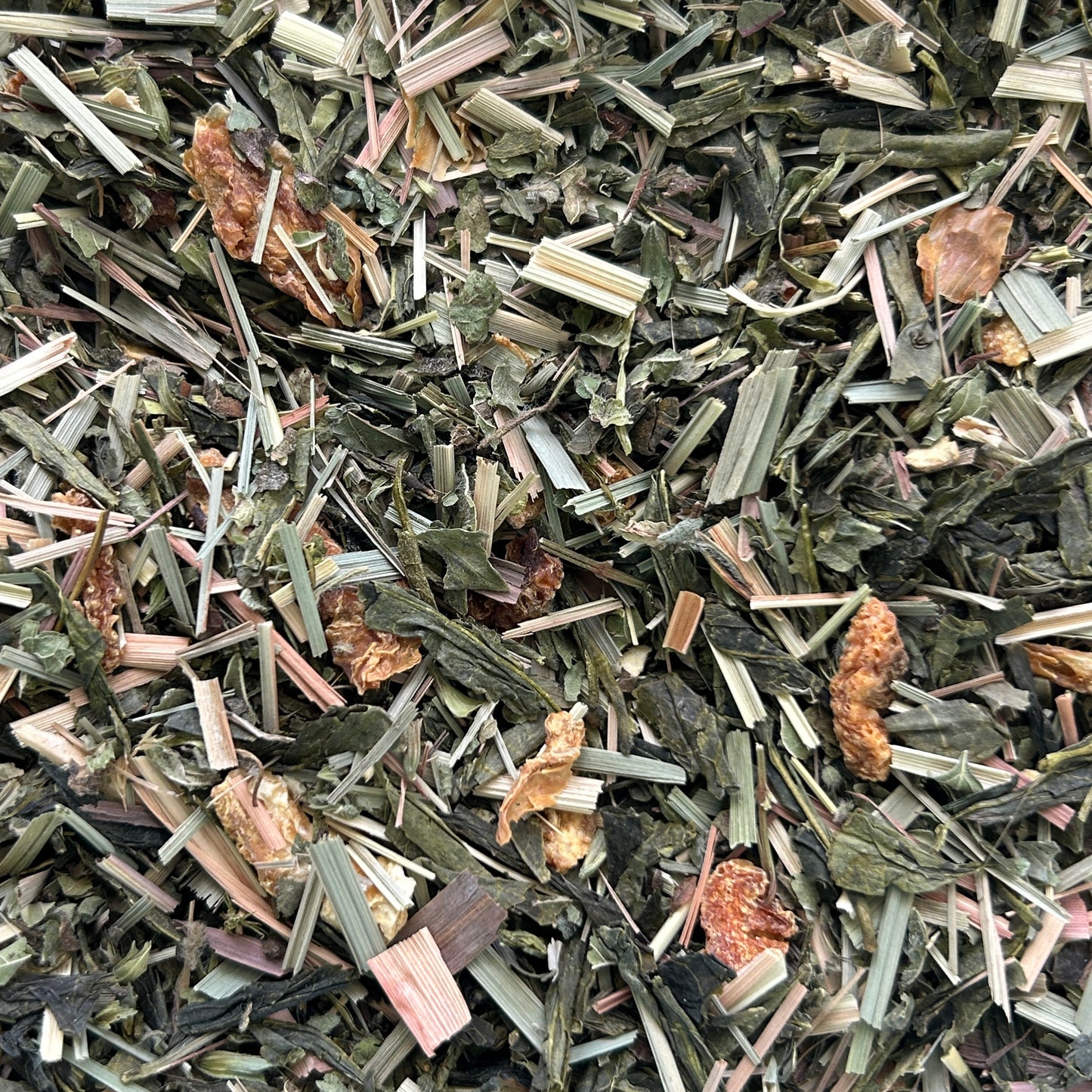 Green Dream green tea blend with calming herbs and ginger
