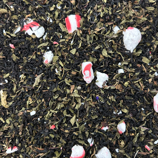 Peppermint Lane sweet peppermint black tea blend