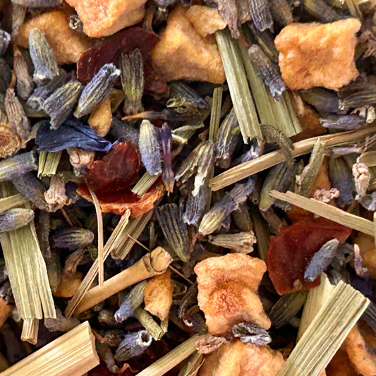 Lavender Sky – Floral Citrus Herbal Tea for Relaxation
