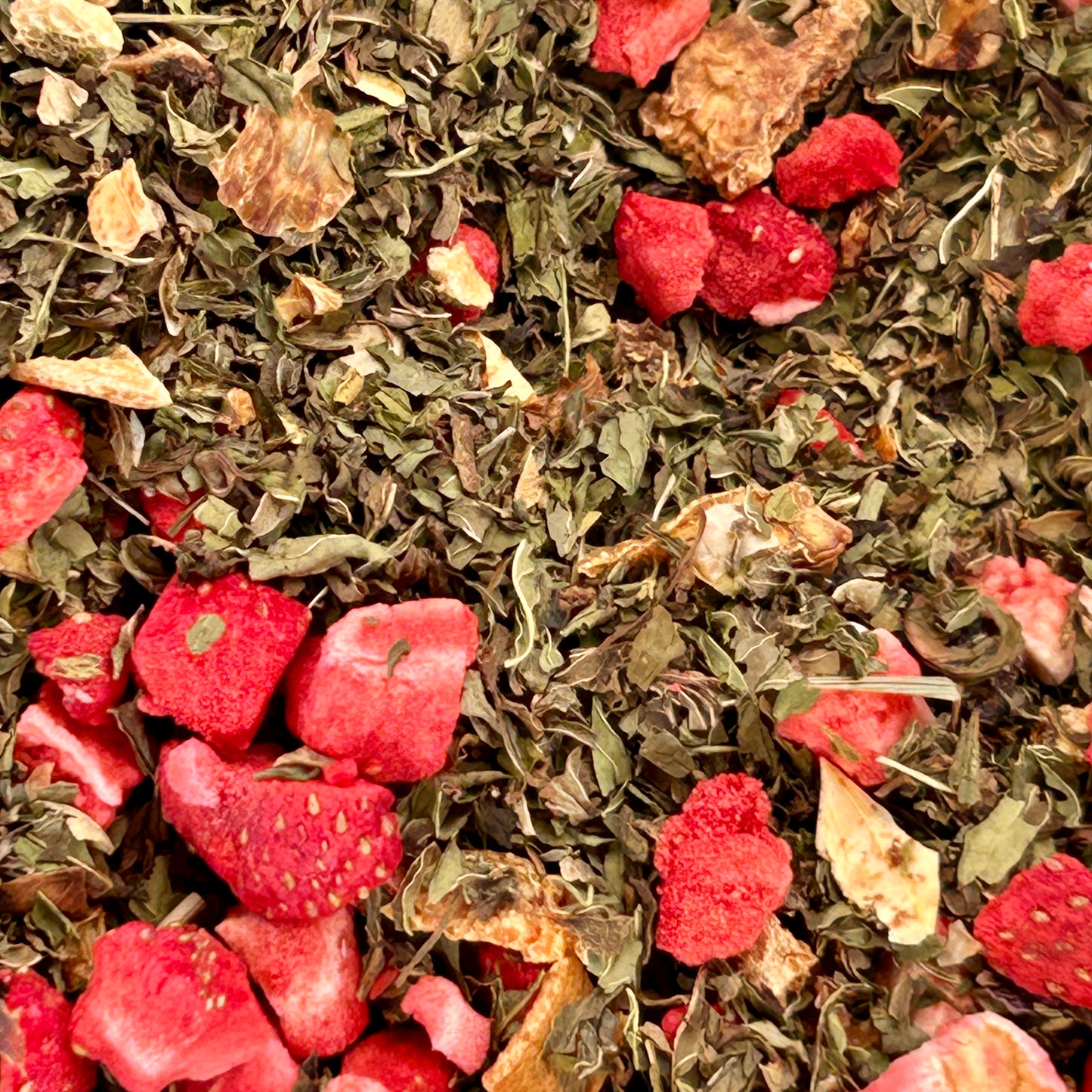 Breeze of the Bay mint citrus herbal tea with loose leaf blend