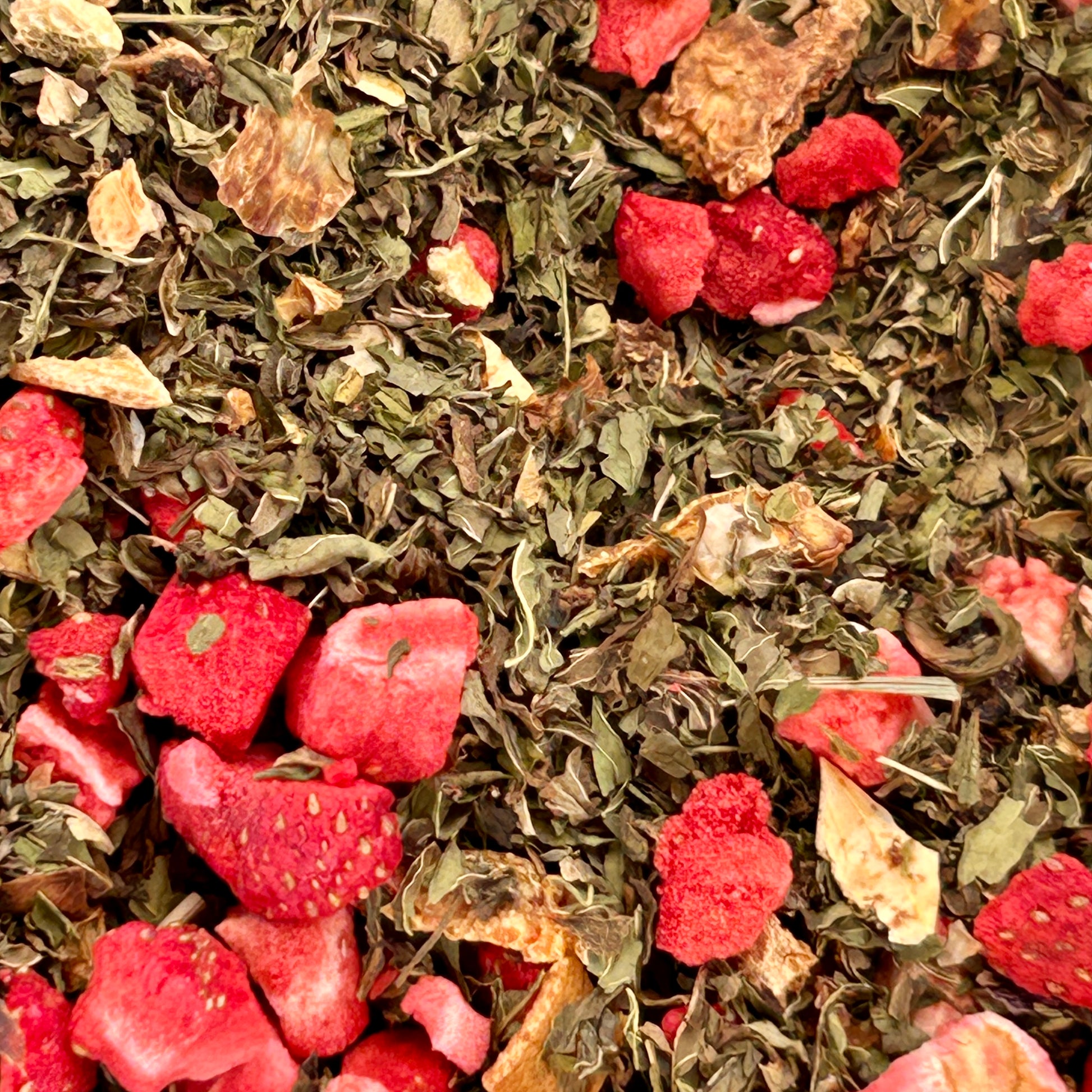 Breeze of the Bay mint citrus herbal tea with loose leaf blend