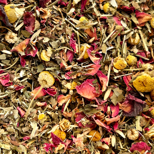 Moon Current menopause support herbal tea loose leaf blend